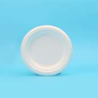 2020 Eco Friendly Biodegradable Organic Paper Plate Material Disposable Plates