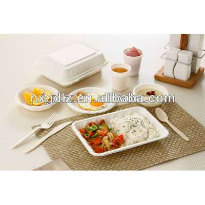 Eco-green 100% Biodegradable Sugarcane Party Tableware