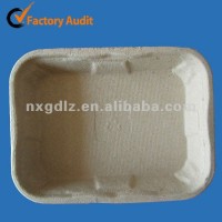 Biodegradable paper tray